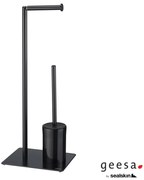 Χαρτοθήκη Επιδαπέδια με Πιγκάλ Sealskin Geesa Black 800203-400