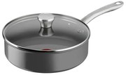 Τηγάνι βαθύ Tefal C4243253 STP24LID, 24 cm, Κεραμική επίστρωση, Thermo-Signal, Thermo-Fusion, Thermo-Spot, Induction, Γκρι