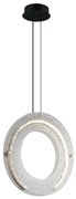 Κρεμαστό Φωτιστικό Οροφής LED 20W Φιμέ Γυαλί Φ40cm Tamara 4322700 Viokef-4322700-Φιμέ/Smoke 4322700