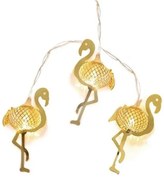 Λαμπάκια Φλαμίνγκο 10 LED Μπαταρίας FLAMINGO10WW2A ACA-FLAMINGO10WW2A-Χρυσό FLAMINGO10WW2A