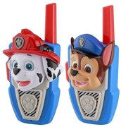 eKids Paw Patrol Σετ 2 Walkie Talkies Με Εμβέλεια 150 Μέτρων Μπλε-Κόκκινο-Γκρι PW-207