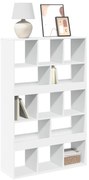 vidaXL Βιβλιοθήκη Λευκή 100x33x156,5 εκ. από Επεξεργασμένο Ξύλο