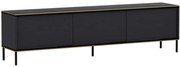 Έπιπλο Tηλεόρασης Imaj 382NRC1129 180x35x45,2cm Marble Effect Black-Anthracite