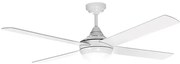 Lucci Air Airlie II Eco Ανεμιστήρας Οροφής 122cm με Φως και Τηλεχειριστήριο Λευκός