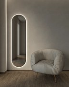 Καθρέπτης τοίχου 5mm Semi Oval Project Mirrors 180x50