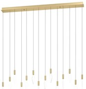 Φωτιστικό Οροφής - Ράγα Mirador 390362 140x12x220cm Led Black-Gold Eglo