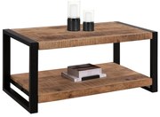 ΤΡΑΠΕΖΙ ΣΑΛΟΝΙΟΥ GATLIN HM8486.11 ΑΠΟ ΜΑΣΙΦ ΞΥΛΟ MANGO 100x45x45,5Υ εκ.