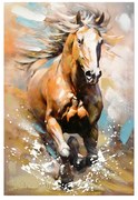 ΠΙΝΑΚΑΣ ΣΕ ΚΑΜΒΑ HORSE INART 60X3X90ΕΚ