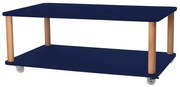 Τραπέζι Σαλονιού Τροχήλατο Ashme ASHMEROLLCT15 64x105x42,5cm Navy Blue