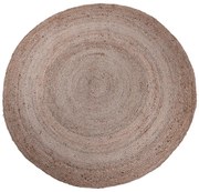 Χαλί Στρογγυλό από Γιούτα, με διαστάσεις 150x150cm - Σε φυσικές αποχρώσεις