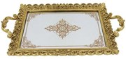 Δίσκος Σερβιρίσματος XL21037116 45,3x25,6cm Gold Oriana Ferelli® Πολυρεσίνη