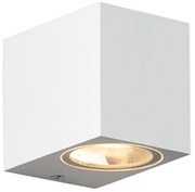 GU10 WALL LUMINAIRE 230V AC MATT WHITE IP65 MAX.35W ACA LG2203GU10W