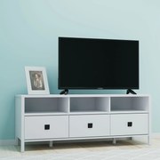 Έπιπλο TV Marocco Λευκό 149x47x57.5cm - TO-MARRTV3SWHITE