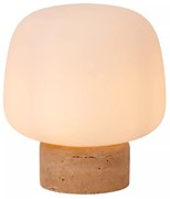 Φωτιστικό Επιτραπέζιο Lucide 05552-01-61 ANSTON Λευκό (White)|Τοπέ (Taupe)