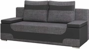 Καναπές - κρεβάτι Aria-Μαύρο - 200.00Χ92.00Χ90.00cm