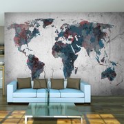 Φωτοταπετσαρία - World map on the wall 200x154