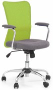 ANDY chair color: grey/lime green DIOMMI V-CH-ANDY-FOT-LIMONKOWY DIOMMI-60-20330