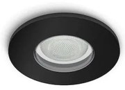 Έξυπνο Χωνευτό Σποτ Μπάνιου Μαύρο ΙΡ44 Led GU10 5,7W RGBW Hue Xamento 929003526101 Philips Hue-929003526101-Μαύρο 929003526101