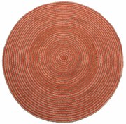 Στρογγυλό Χαλί Καλοκαιρινό (Φ150) Silk Fashion 1723 Terracotta
