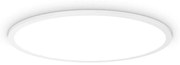 Φωτιστικό Οροφής - Πλαφονιέρα Fly Slim 306698 D90cm 65W 4000K 9900Lm White Ideal Lux