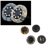 LED ηλιακά spot κήπου 4 τεμάχια 2553FEL