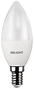 InLight E14 LED C37 5,5watt 3000K Θερμό Λευκό (7.14.05.13.1)