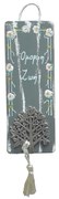 Χειροποίητο Ξύλινο Διακοσμητικό 7x18x2 KWood Art 5069 Καδράκι Με Μεταλλικο Δέντρο Της Ζωής