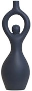 Βάζο Lossin 230TRV1323 14,5x10x43cm Anthracite Aberto Design Κεραμικό