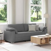 vidaXL Καναπές 3 Θέσεων Σκούρος Γκρίζος 178 cm Υφασμάτινος