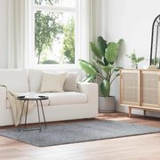 vidaXL Χαλί Shaggy με Ψηλό Πέλος NAVARRA Ασημί Γκρι 130x200 εκ.