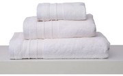 Πετσέτες Σετ 3Τμχ Με Κορδέλα 3/30x50 Des. Soft Ivory Anna Riska Σετ Πετσέτες 30x50cm 100% Cotton