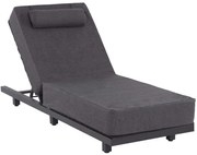 Ξαπλώστρα Με Μαξιλάρι Jessie HM10714.03 200x71x35,5-95cm Dark Grey