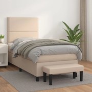 ΚΡΕΒΑΤΙ BOXSPRING ΜΕ ΣΤΡΩΜΑ ΚΑΠΟΥΤΣΙΝΟ 90X200ΕΚ.ΑΠΟ ΣΥΝΘ. ΔΕΡΜΑ 3137586