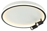 Πλαφονιέρα Φωτιστικό Οροφής LED 61W IP20 3000K Zambelis-22014-Μαύρο 22014