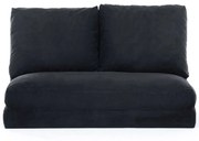 Πουφ Διθέσιο Αναδιπλούμενο Taida 859FTN1265 120x68x62cm Black