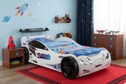Κρεβάτι παιδικό Turbo-Λευκό