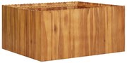 vidaXL Ζαρντινιέρα Υπερυψωμένη 100 x 100 x 50 εκ. Μασίφ Ξύλο Ακακίας