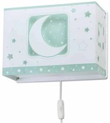 Παιδική Απλίκα Τοίχου Ango Moon Green 63238 H