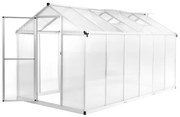 vidaXL Θερμοκήπιο 362 x 190 x 195 εκ. 13,41 μ³ Αλουμινίου