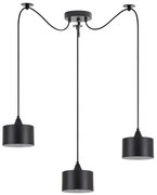 SE21-BL-B10-BL3-MS1 ADEPT PENDANT Black Metal Shade+