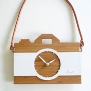 Intra απο ξύλο plywood 3mm-4mm πάχος – ξύλο ρολόι τοίχου ψηφιακής φωτογραφικής μηχανής 50x60 cm INTRAVECTRY-MY554456