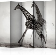 Διαχωριστικό με 5 τμήματα - Giraffes II [Room Dividers]