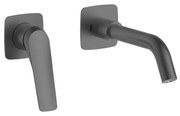 KARAG  LEA Μπαταρία νιπτήρος εντοιχισμού LEA Gun Metal SO05021 KARAG KARAG-5206836681016