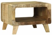 vidaXL Τραπέζι καφέ 50x50x35 εκ. Μασίφ ξύλο μάνγκο