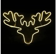 Χριστουγεννιάτικος Τάρανδος NEON LED IP44 60.5X42CM X083001414 ACA-X083001414-Κίτρινο X083001414