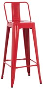 Σκαμπό Melita HM8643.04 43x43x100cm Red Metal