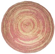 Χαλί Γιούτα SOMINOVA PINK &#8211; 150×150 cm 150cm-Στρογγυλό PINK