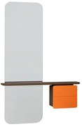Καθρέπτης Τοίχου One More Look 5820C5620-10 78x15x118cm Dark Oak Nuance Orange Umage