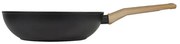 Τηγάνι Γουόκ Αντικολλητικό Earth 01-10171 Φ28cm Black Estia 28cm Aluminium