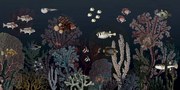 Roaring Reef Ταπετσαρια Τοιχου Σκουρο Μπλε Επιθυμητη Διασταση